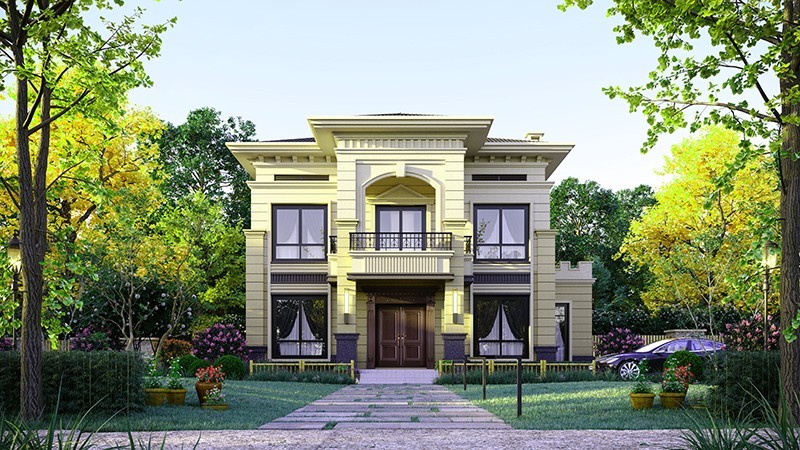 江门中式合院住宅，开放庭院与邻里乡亲更亲近